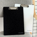 A4 Clipboard Board Clip Fold Writing Office Document Holder Pad Hard Filing F9O1