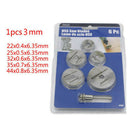 6x Metal Wood Circular Saw Cutting Blade 22-44mm w/3.2mm Mandrel Rotary Tool