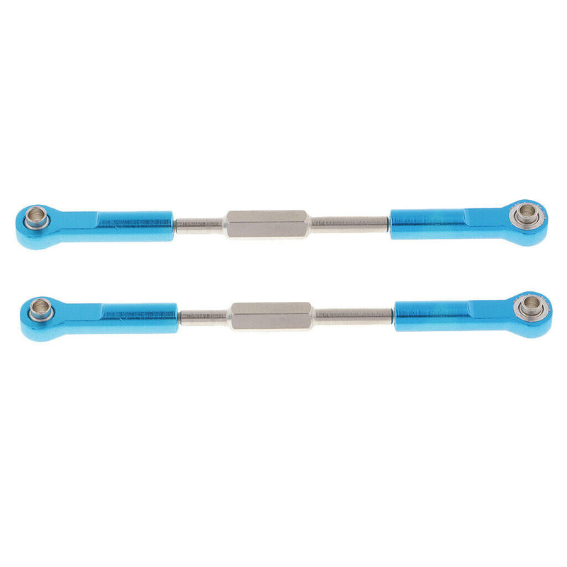 2 Pieces Steering Linkage Pulling Rod for 1:10 RC Car Rock Crawler DIY Parts