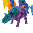 Deformation Dinosaur Eggs Plastics Assembly Animal Egg Toys for Kids Random A