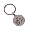 Mom Keychain Disc Charm Jewelry Best Souvenir Mother's Day Gift Keyring FashA3C