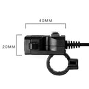 5V 3.1A Dual USB Charger Handlebar Socket Adapter Power Outlet For Motorcy OFL