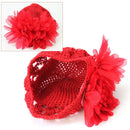 Cute Flower Baby Cap Kids Newborn Toddler Girl Knit Crochet Beanie Hat Acc ENY