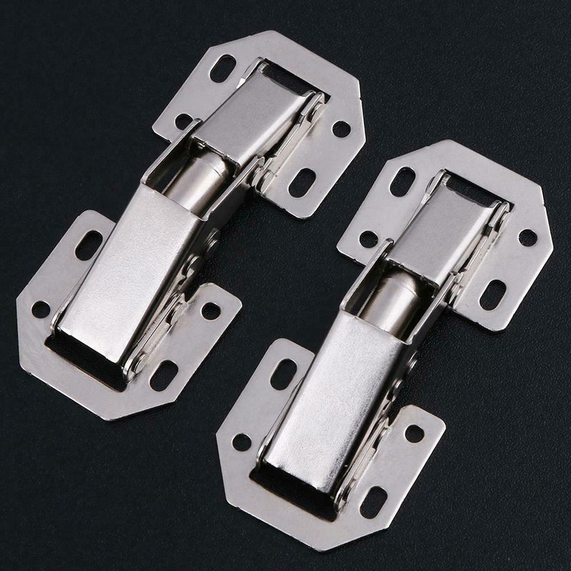 10pcs 3in Bridge Shaped Spring Frog Closet Cabinet Door Hinges No Drilling  A