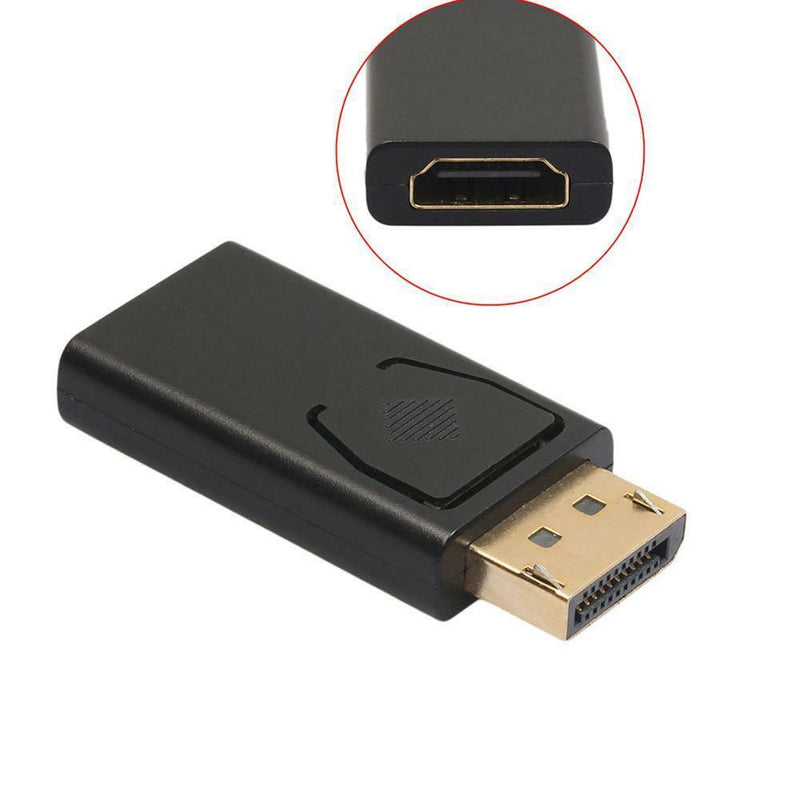 1pc 1080P HDTV PC Display Port DP Male to HDMI Female Adapter Converter Pro
