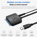 USB3.0 To SATA III Adapter Cable w/ UASP USB Converter For 2.5/3.5inch HDD SSD