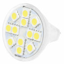 2W MR11 GU4 120-144LM LED Bulb 12 5050 SMD White Lamp