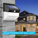 118LED Solar Motion Sensor Wall Light Outdoor Waterproof Garden Security Lamp
