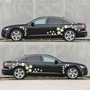 48pcs Daisy Flower Personalized PVC Car Stickers Auto Styling Body Decals