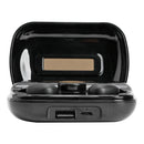 X10 TWS BT5.0 Binaural Earphones with Digital Display Charging Case (Black) A