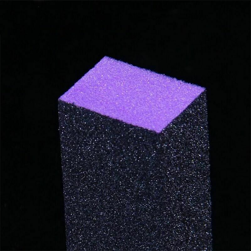 10pc Purple 2-Way Nail Buffer Block Files for Acrylic or Gel Nails W3U6