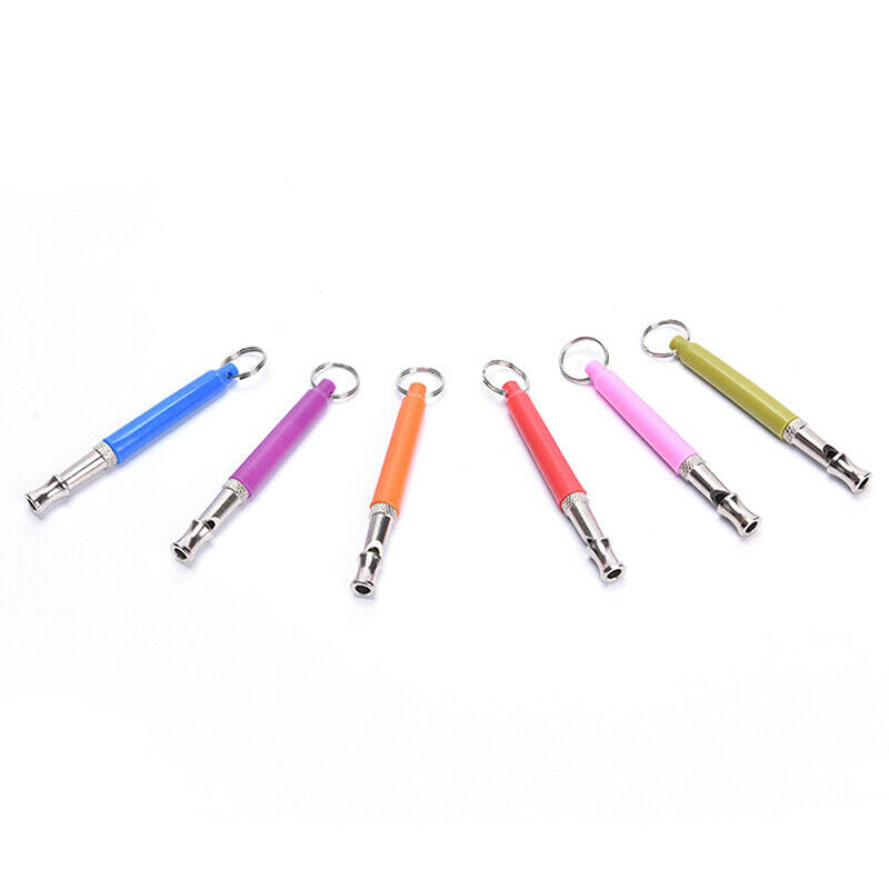 1pc Transer UltraSonic Sound Pitch Silent Dog Pet Command Training Whistle In ES