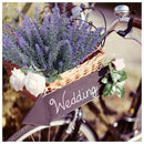 4pcs Artificial Plastic Lavender Bouquet in Purple Flowers Arrangements Bri P1N7