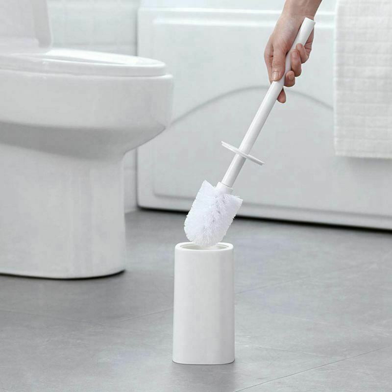 No Drilling Brush Toilet Bowl and Holder, Household Creativity Toilet Brush W7S6