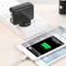 4 Ports 2.1A 10.5W USB Home Travel Wall Charger with US/UK/EU/AU Plugs Converter