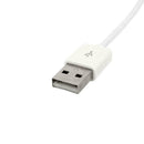 3.5mm Male to USB-A 2.0 Plug Jack Audio AUX Cable Cord Adapter Converter
