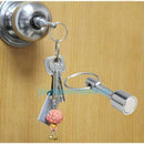 2 Pcs Super-Strong Neodymium Pocket Key Chain Test Ring Keyrings Magnet Holder