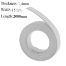 2 Meters 15mm Leather Strap Strips For Belt Leather Craft DIY Supplies White