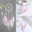 Pink Dream Catcher Feathers Home Car Wall Hanging Decoration Ornament Craft