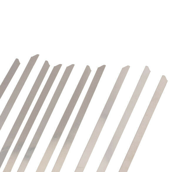 100PCS 4.6x150mm Stainless Steel Exhaust Wrap Coated Locking Cable Zip Ties
