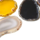 New Natural Agate Slices Geode Polished Slab Brazil Crystal Quartz Ornaments ME
