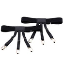 Mens Shirt Stays Upgrade Adjustable Elastic Garter Shirts Holder With Non-S S4V6