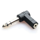 6.35mm 1/4'' Male to 3.5 mm Female M/F Jack Aux Audio Stereo Adapter