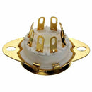 4PC 8 Pin Ceramic Socket Tube Top Vacuum Octal Value For KT88 EL34 6V6 6650 I8I9