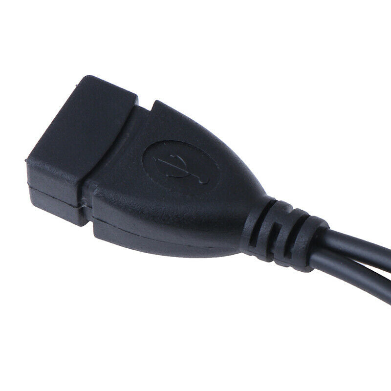 2 in1 Micro USB Male to Female to USB 2.0 Power Charging OTG Adapter Cabl OZ