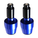7/8" Motorcycle Handlebar Grips Bar End Plug Grip Ends Caps 22mm Blue