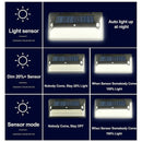 360 LED Waterproof Solar Power PIR Motion Sensor Wall Light Outdoor Garden Lamp