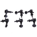 Guitar String Peg Locking Tuners Tuning Pegs Machine Heads Black 6R Inline