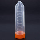 20 Pcs 50ml Conical Bottom Plastic Graduated Centrifuge Tube with Screw Cap S7Y4