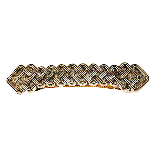 2pack Womens Retro Style French Barrette Celtic Hair Clip Clamp Hair Decor