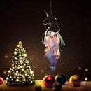 Dream Catcher Handmade Traditional White Cloud Dream Catcher With Led Strin