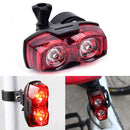 2LED bright cycling bicycle bike safety rear tail flashing back light lamp LJAU