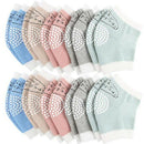 10 Pairs Baby Crawling Anti-Slip Knee Pads and Elbow Pads Unisex Baby Toddl E1A7