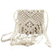 Fringe Tassel Crossbody Shoulder Bag Woven Handmade Boho Beach Travel Handb N5T3