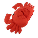 Adults Teens Fun Novelty Sea Animal Plush Soft Warm Hat Red  Party Cap