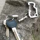 2pcs Outdoor Camping Backpack Carabiners Double Key Ring Hanging Padlocks