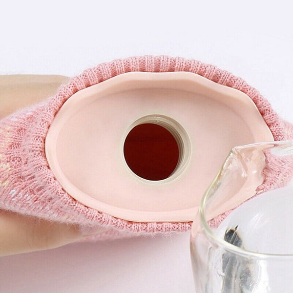 Jordan&Judy Hot Water Bag 620Ml Microwave Heating Silicone Bottle Winter He E7C3
