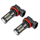 2 PCS H8/H11-2016-66SMD LED 12V Auto Car Fog Light Headlight Bulbs
