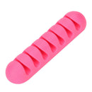 Silicone Cable Winder Desktop Tidy Management Clips Holder Organizer (1pc) A
