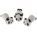 3x Cute Mini Panda Porcelain Ceramic Chopstick Rest Rack Holder Stand Tray M3C