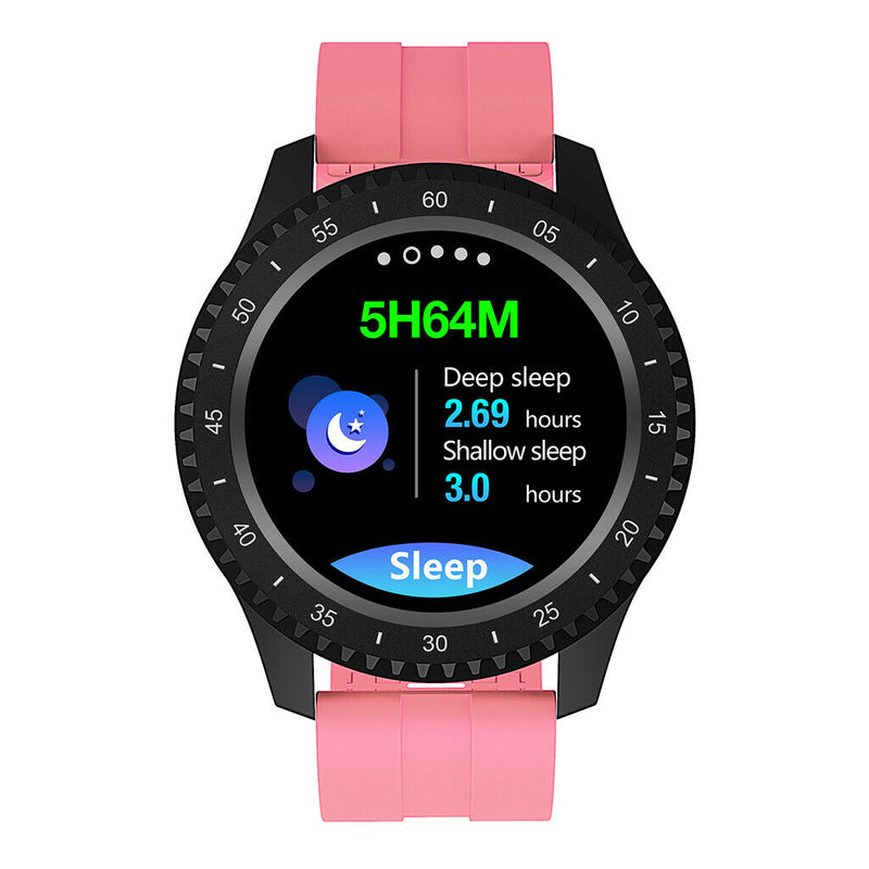 F17 Smartwatch Blood Pressure Heart Rate Monitor Fitness Tracker Pink