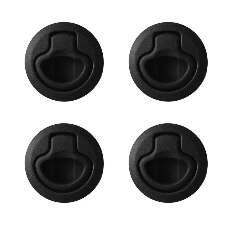 4 Pieces Boat 2'' Locking Nylon Flush Pull Slam Latch Hatch Lift