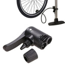 Bike Cycle Plastic Tyre Tube Replacement Presta Dual Pump Adapter Air Head E0O5