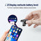 S11S BT Earphones LED Digital Display Headphones with Charging Case (Black) A