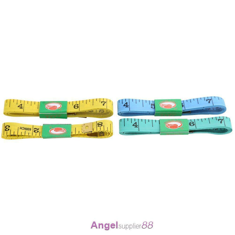 4PCS Body Measuring Ruler Sewing Cloth Tailor Tape Measure Soft Flat 60" 1.5M