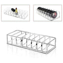 8 Holes Clear Brush Lipstick Holder Makeup Organizer Cosmetic Storage Stand Q6T3